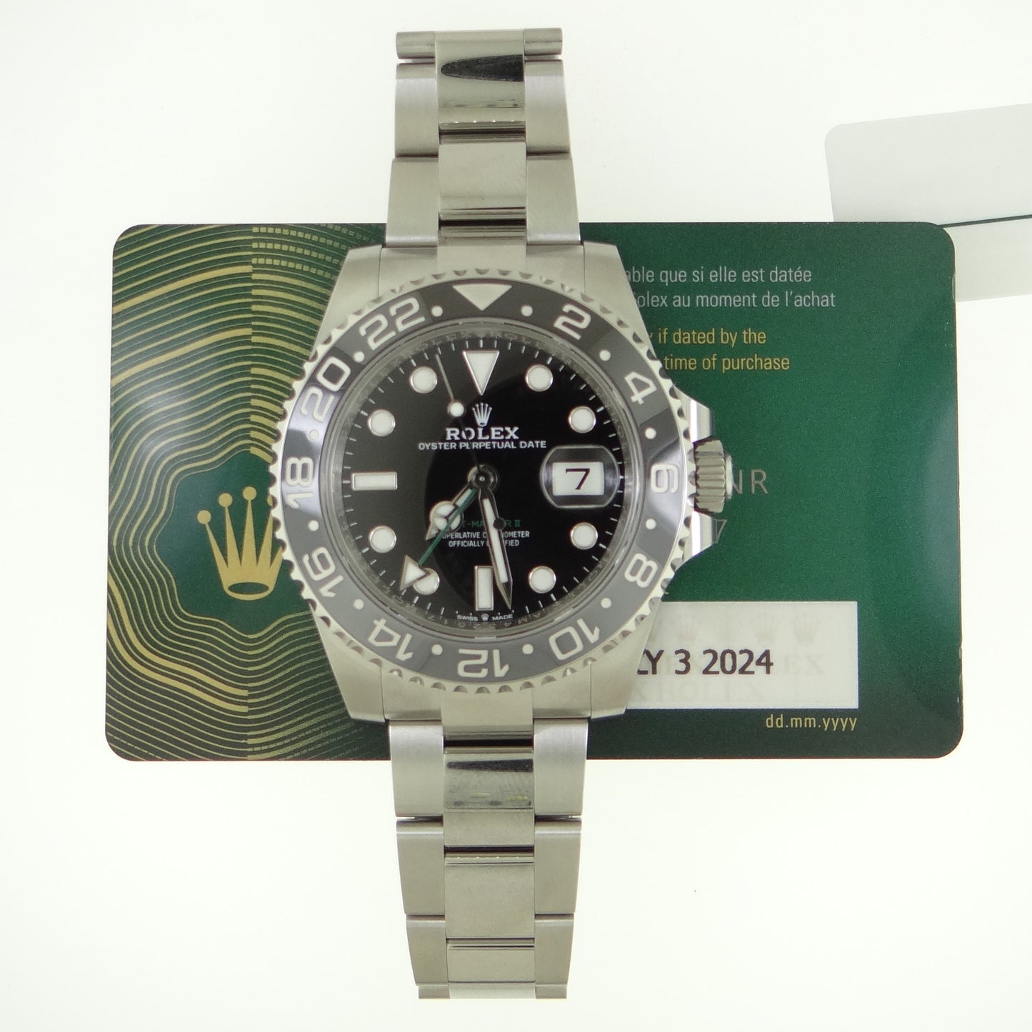Rolex Gmt Master II 126710 "Bruce Wayne" #26173