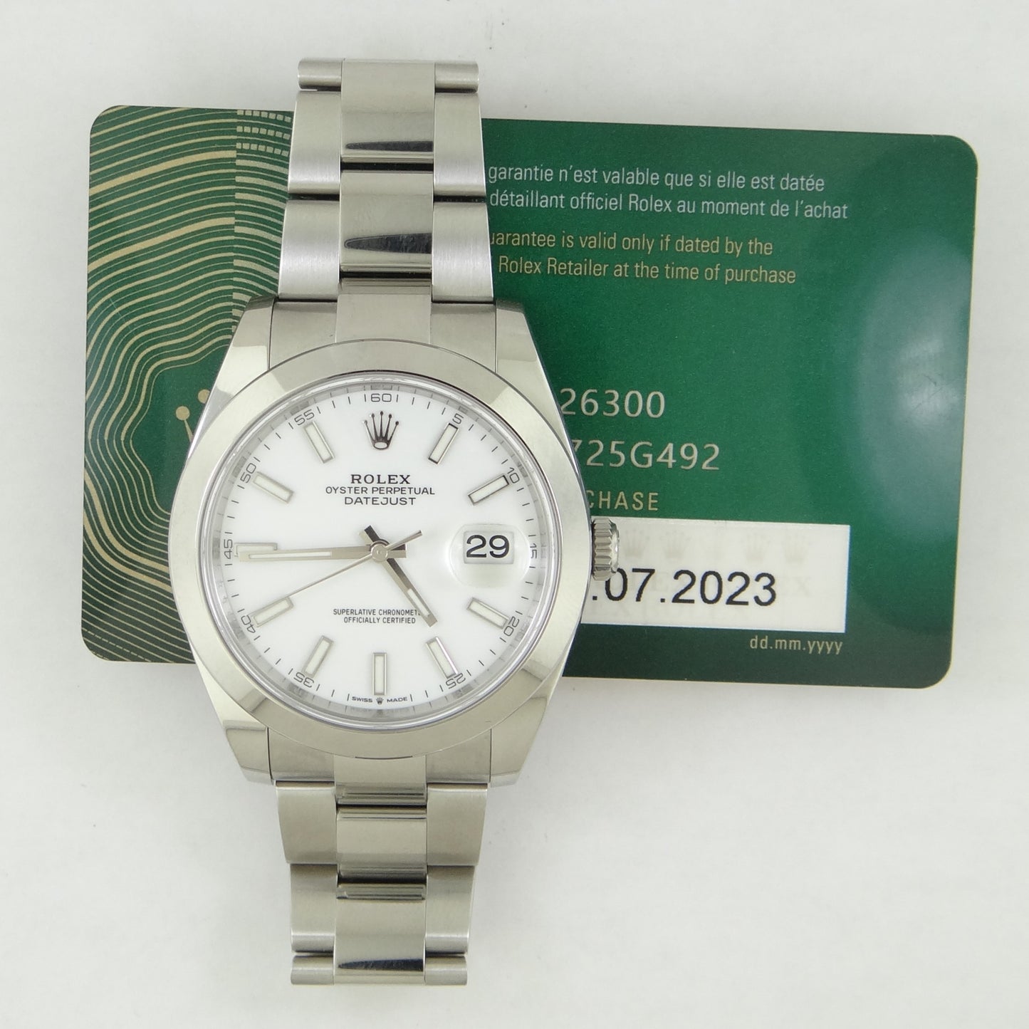 Rolex Mens Datejust 126300 #26248