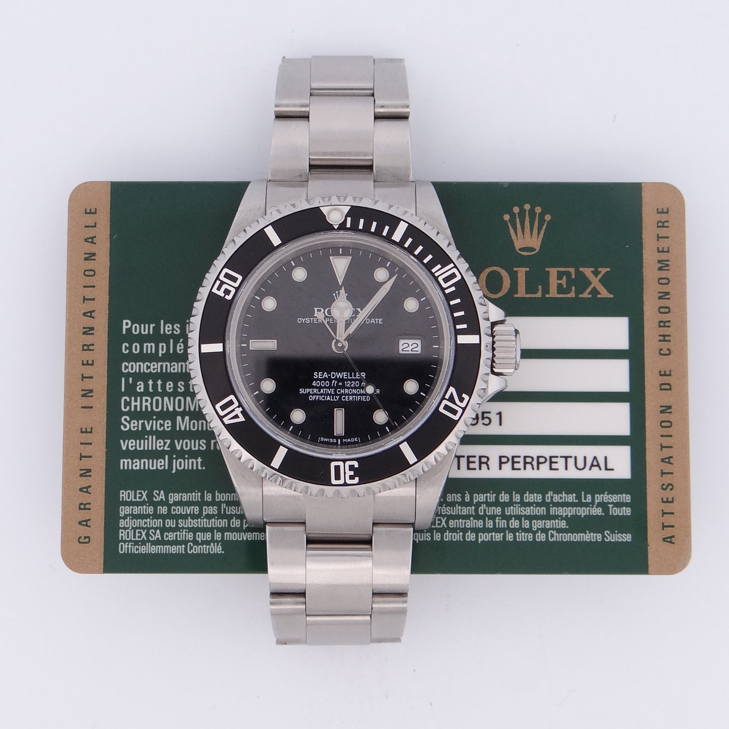 Rolex Seadweller 16600 #27988