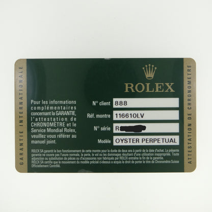 Rolex Submariner 116610LV #26321