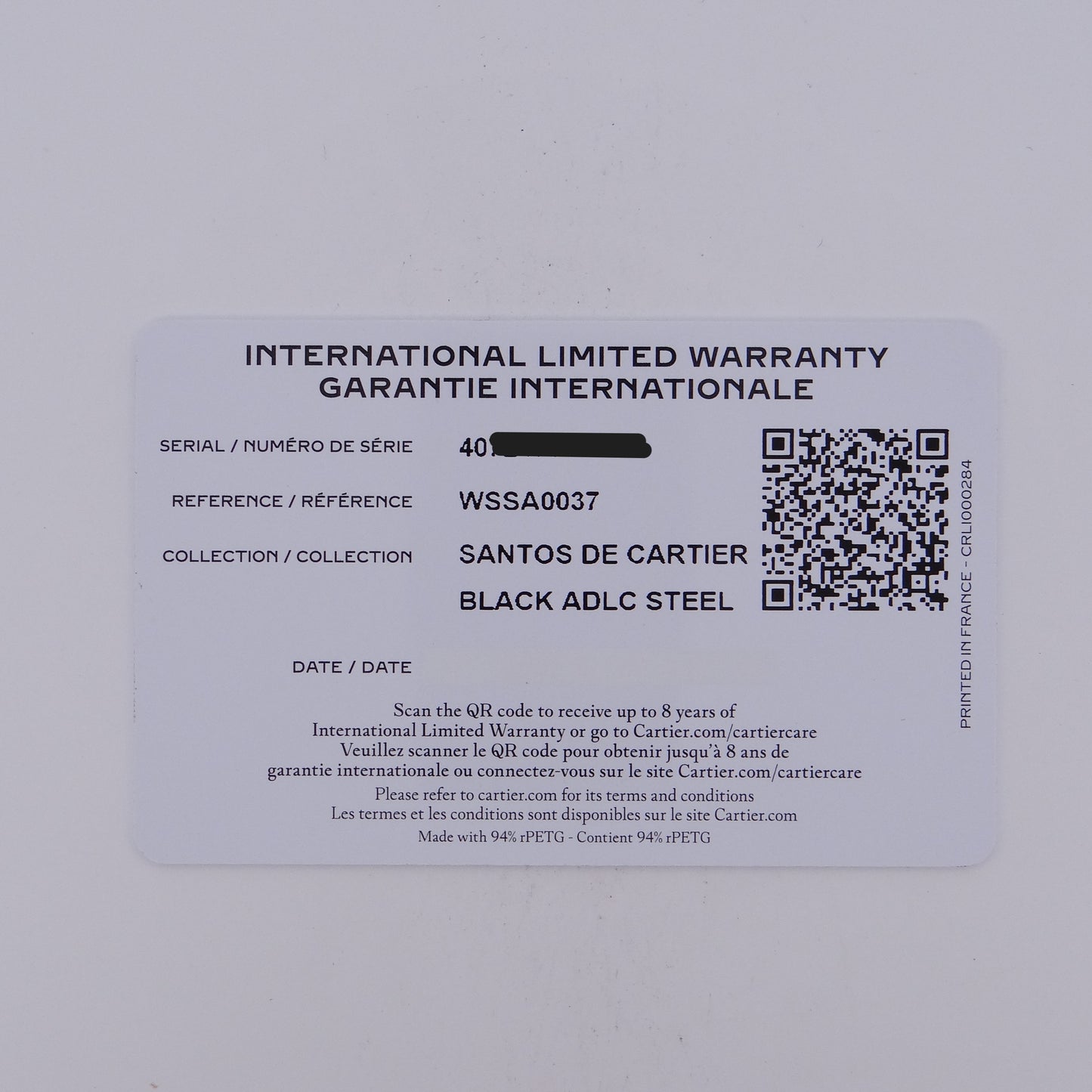 Cartier Santos WSSA0037 #27982