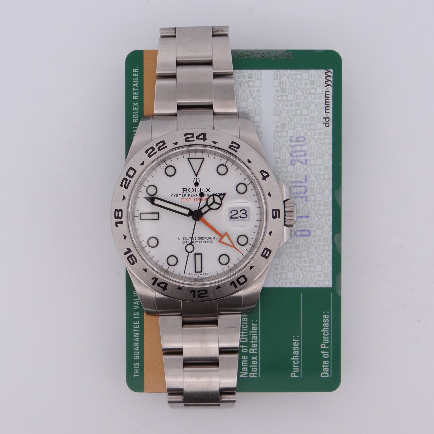 Rolex Explorer II 216570 #28065