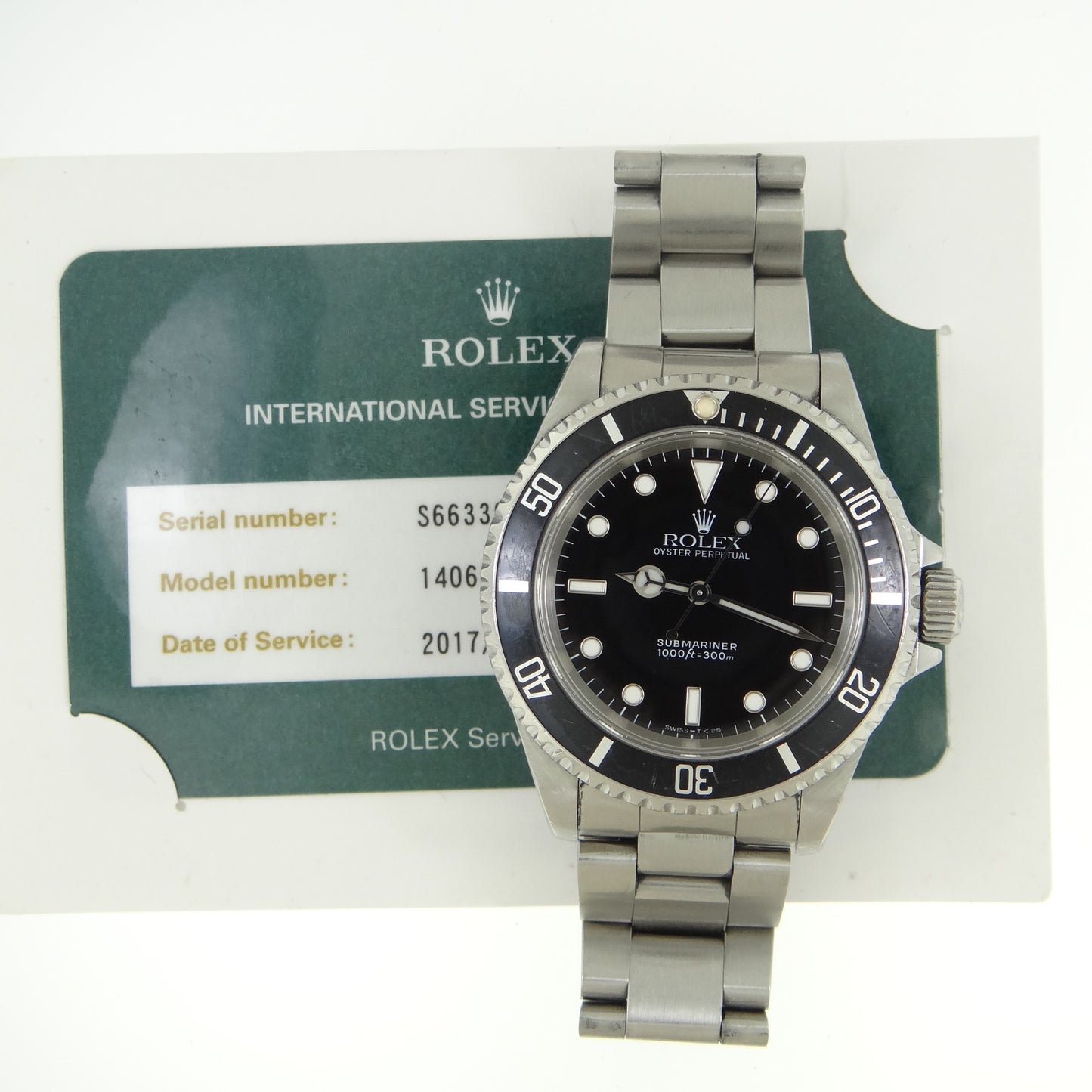 Rolex No Date Submariner 14060 #26349