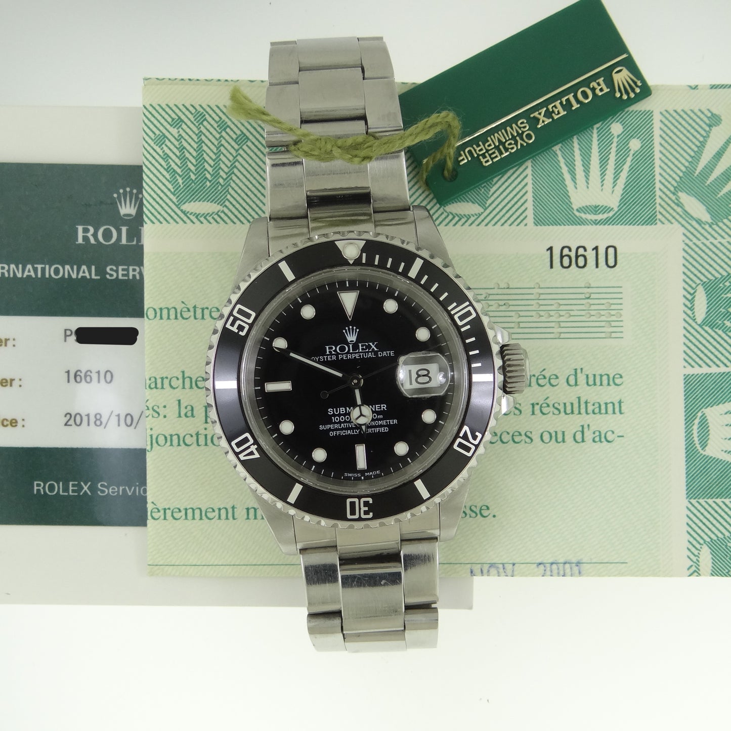 Rolex Submariner 16610 #26348