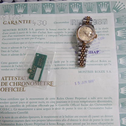 Rolex Ladies Datejust 69173 #26330