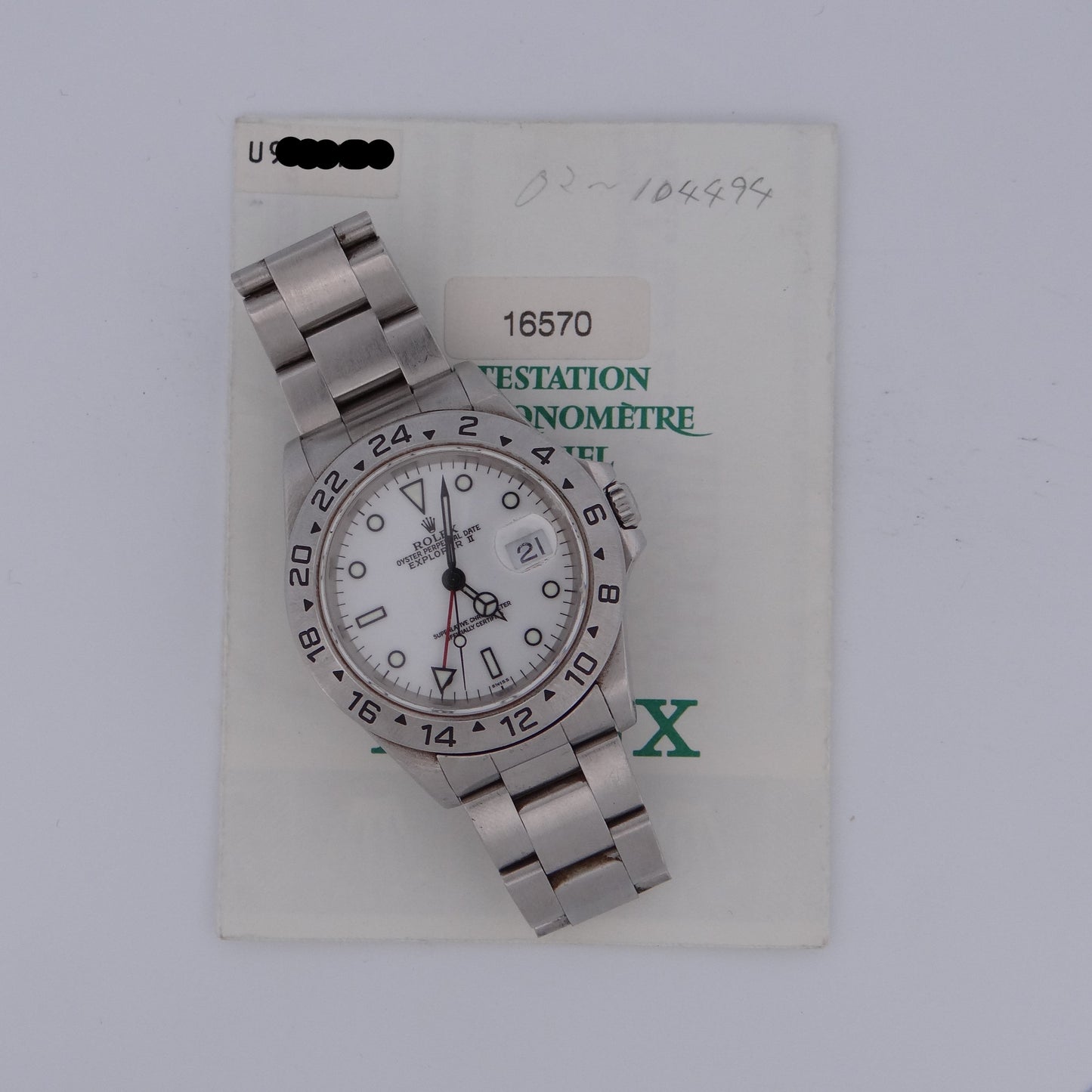 Rolex Explorer II 16570 #28107