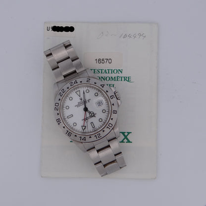 Rolex Explorer II 16570 #28107