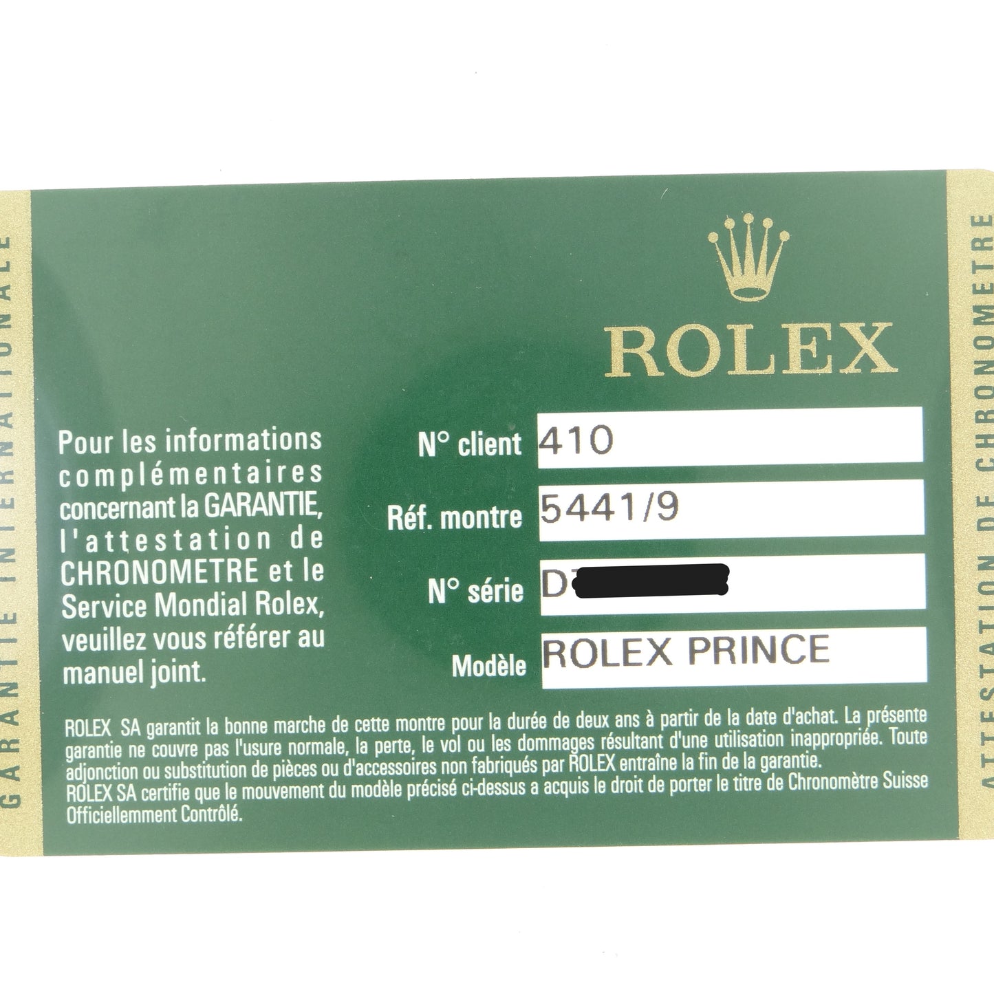 Rolex Cellini Prince 5441 #26387