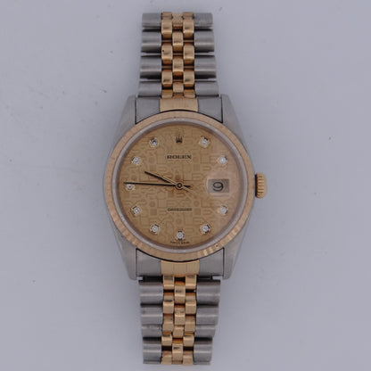 Rolex Mens Datejust 16233 #28087