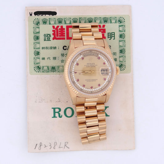 Rolex 18238 Mens President #28161