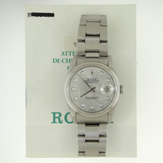 Rolex mens Datejust 16200 #26436
