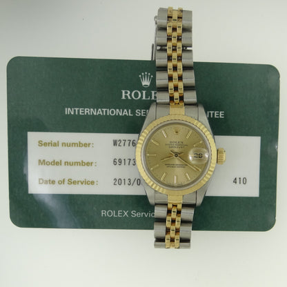 Rolex ladies Datejust  69173 #26444