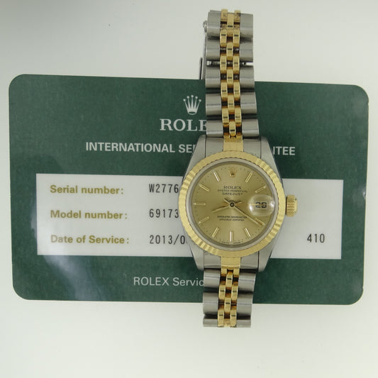 Rolex ladies Datejust  69173 #26444