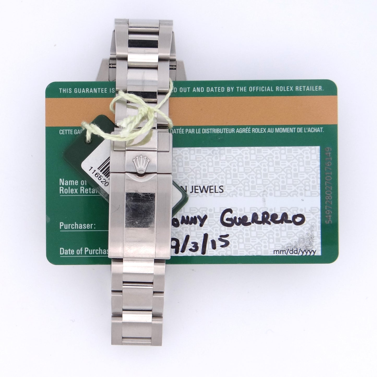 Rolex 116520 Daytona #28192