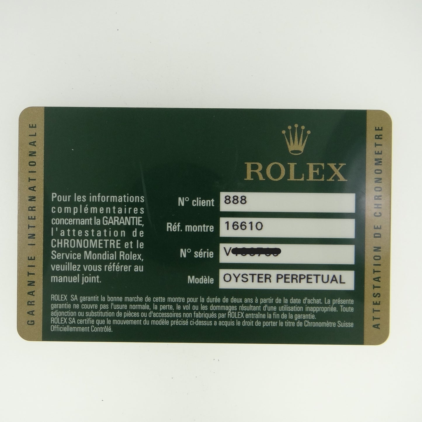 Rolex Submariner 16610 #26372