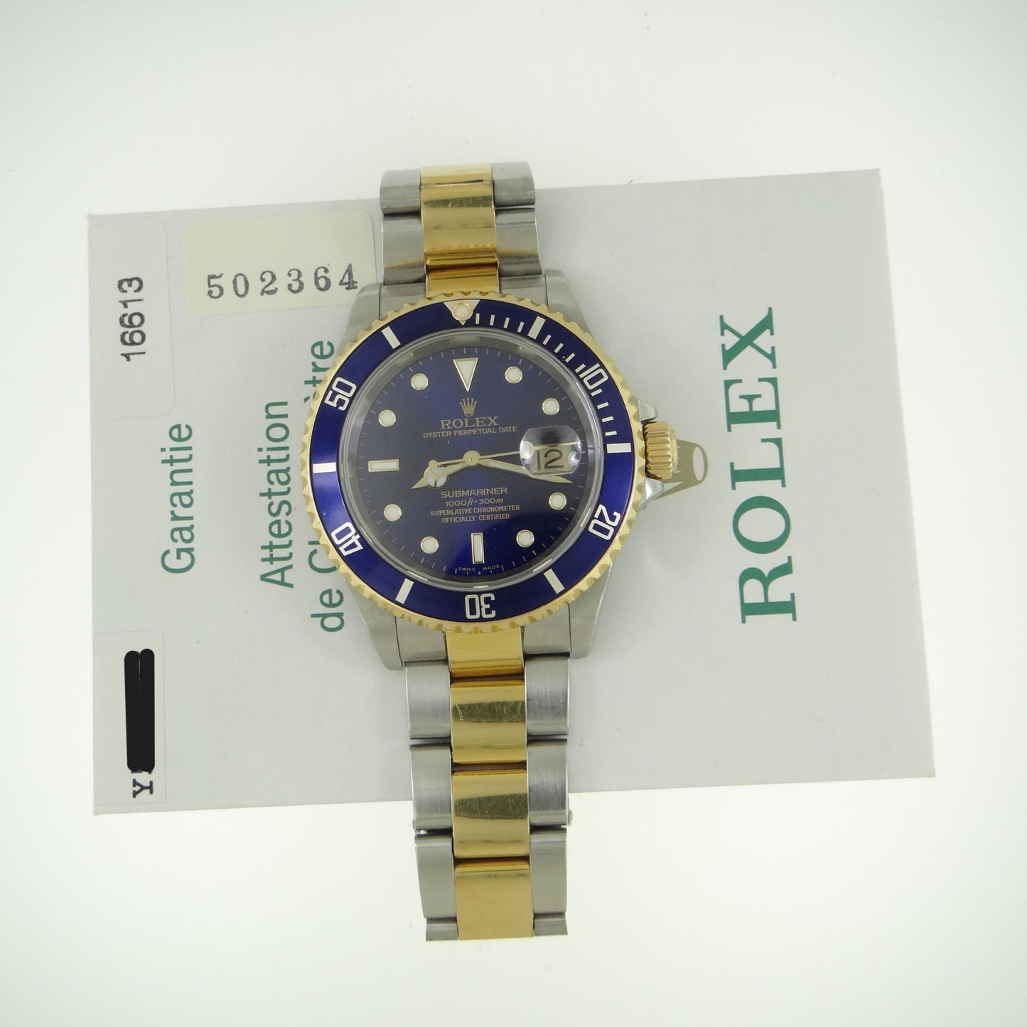 Rolex Submariner 16613 #26515