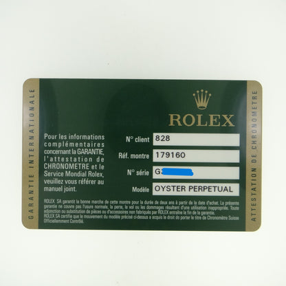 Rolex Ladies Datejust 179160 #26520
