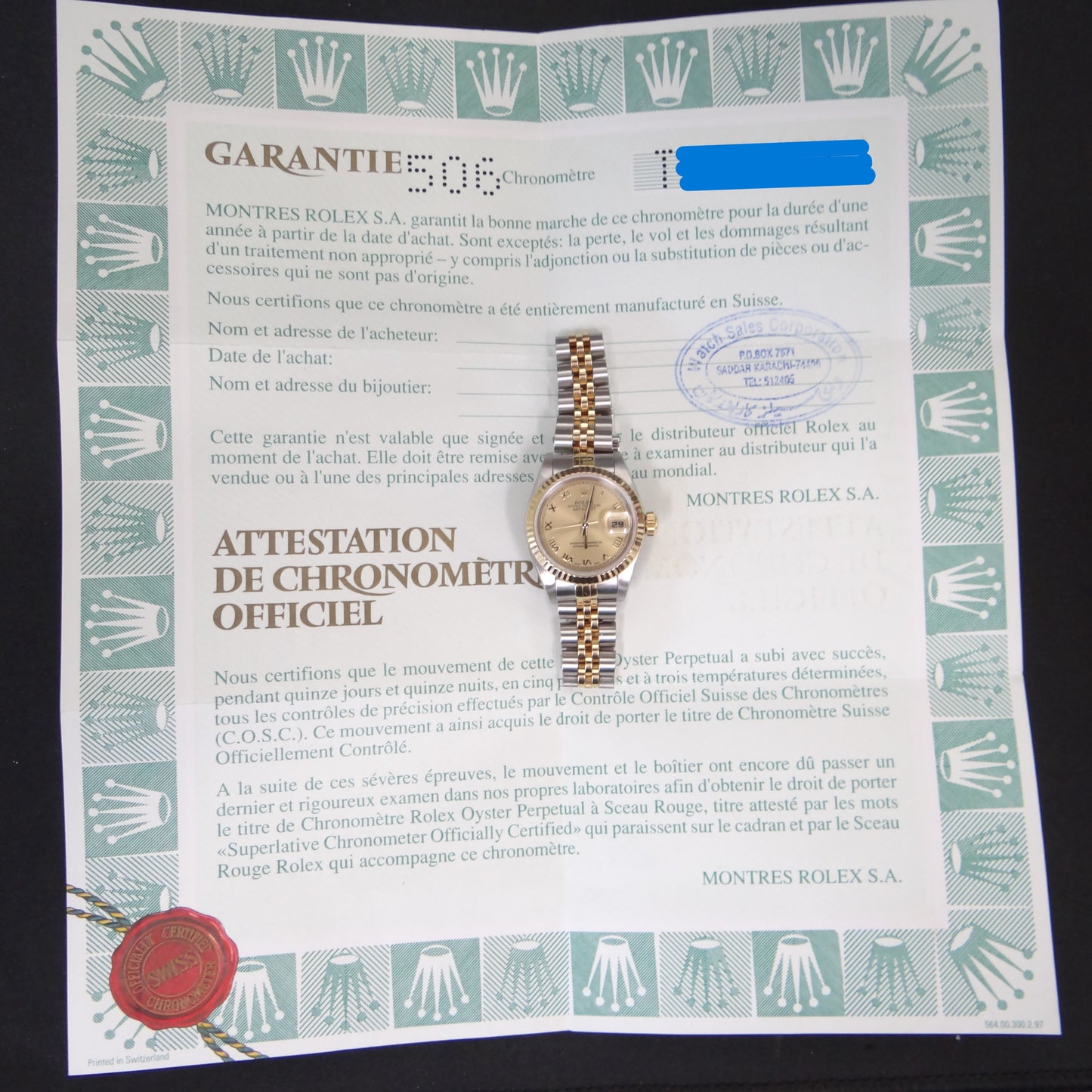 Rolex Ladies Datejust 69173 #26532