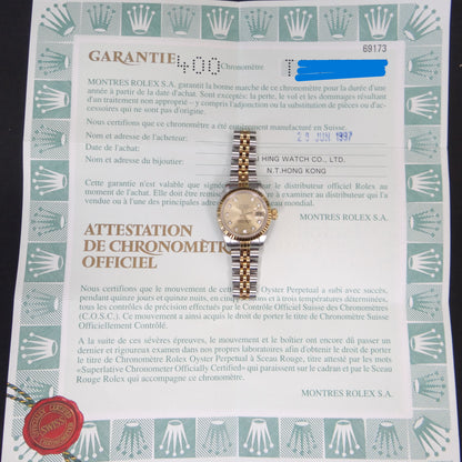 Rolex Ladies Datejust 69173 #26529