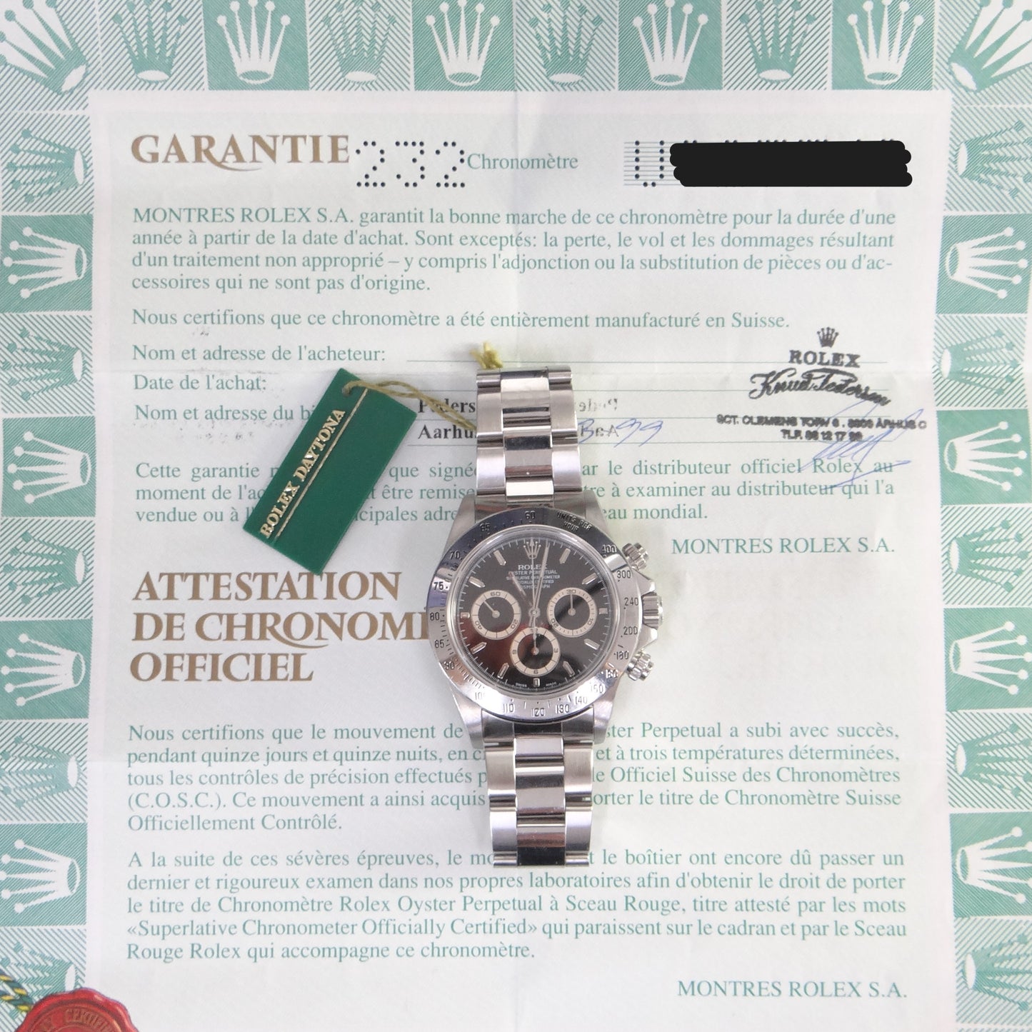 Rolex Daytona 16520 #26586