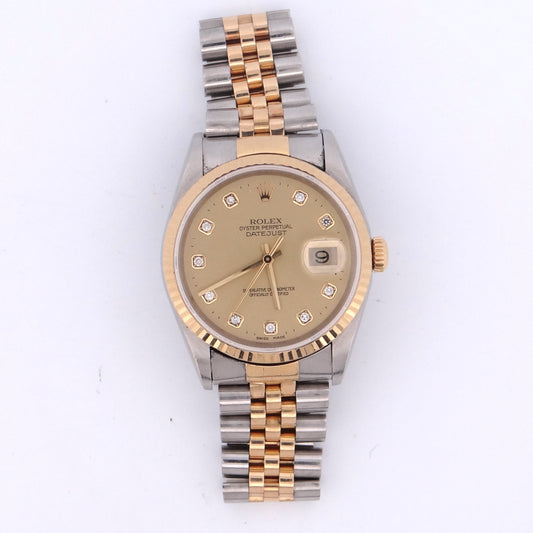 Rolex 16233 mens Datejust #28385