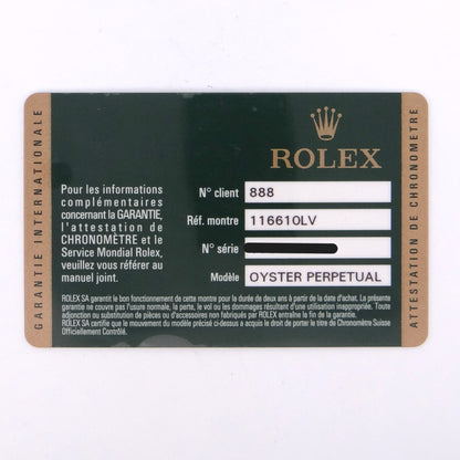 Rolex 116610LV submariner #28369