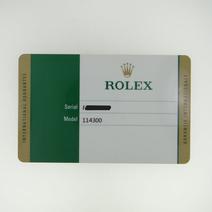 Rolex Oysterperpetual 114300 #26650