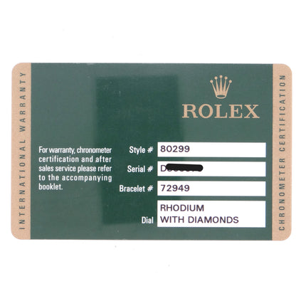 Rolex 80299 ladies Masterpiece #28331